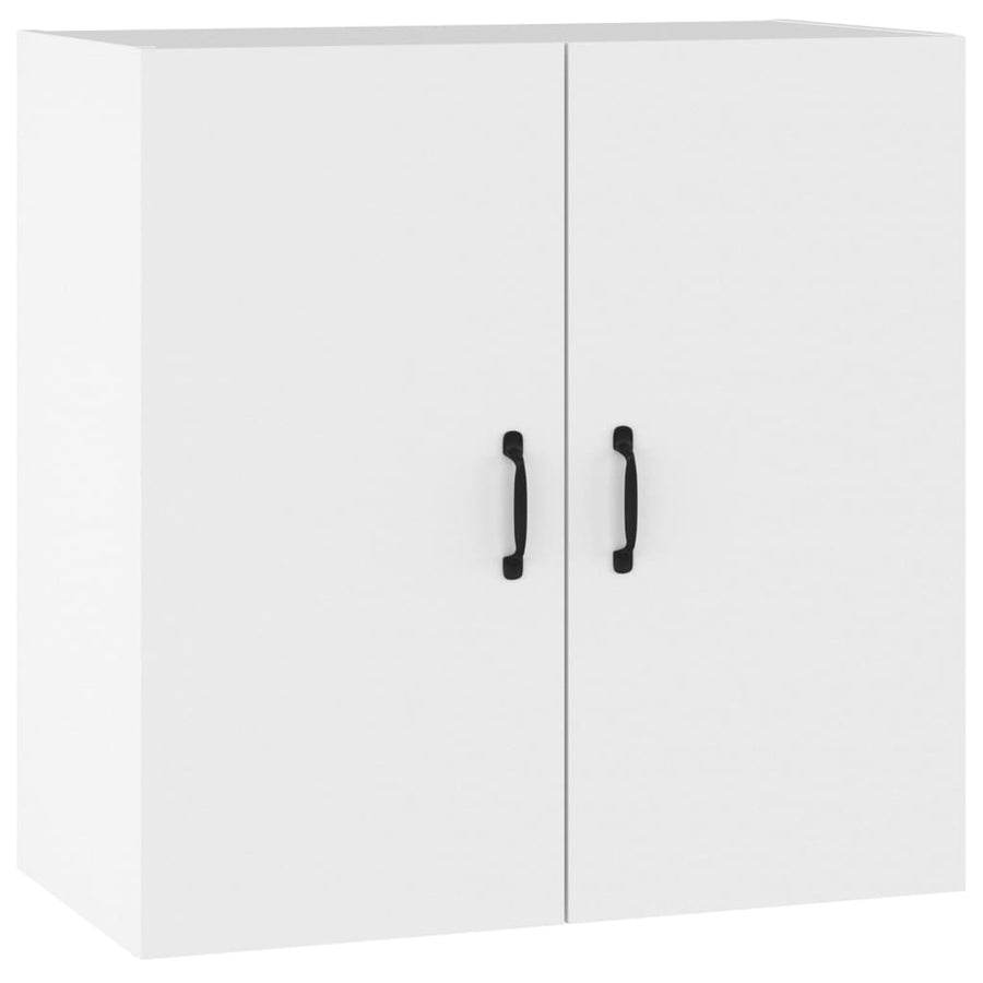 Wandkast 60X31X60 Cm Bewerkt Hout Wit