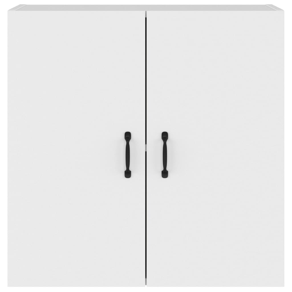 Wandkast 60X31X60 Cm Bewerkt Hout Wit