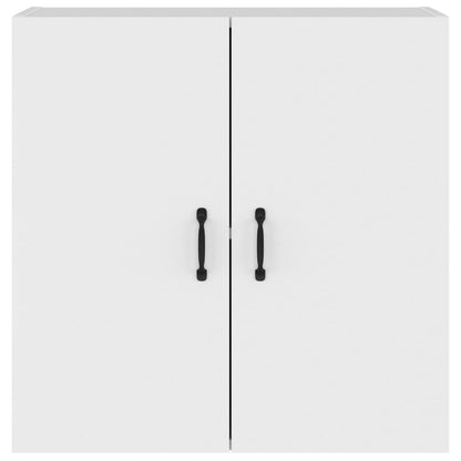 Wandkast 60X31X60 Cm Bewerkt Hout Wit