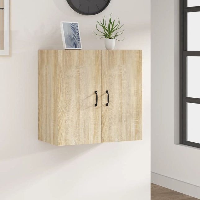 Hangkast 60X31X60 Cm Bewerkt Hout Sonoma Eikenkleurig