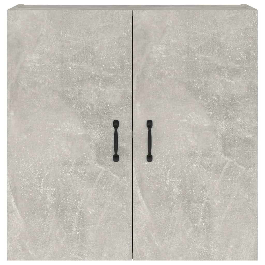 Wandkast 60X31X60 Cm Bewerkt Hout Betongrijs