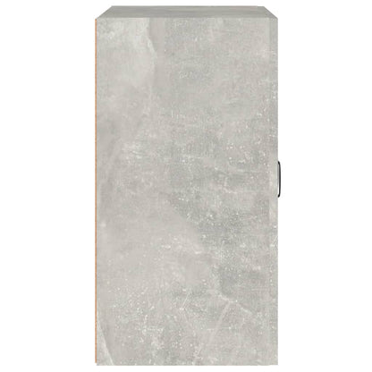 Wandkast 60X31X60 Cm Bewerkt Hout Betongrijs