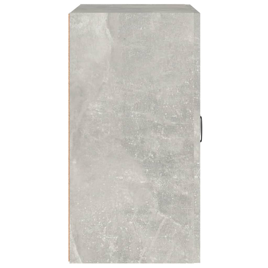 Wandkast 60X31X60 Cm Bewerkt Hout Betongrijs