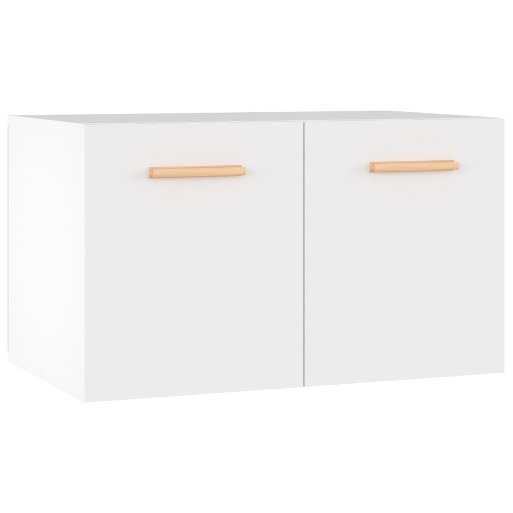 Wandkast 60X36,5X35 Cm Bewerkt Hout Wit
