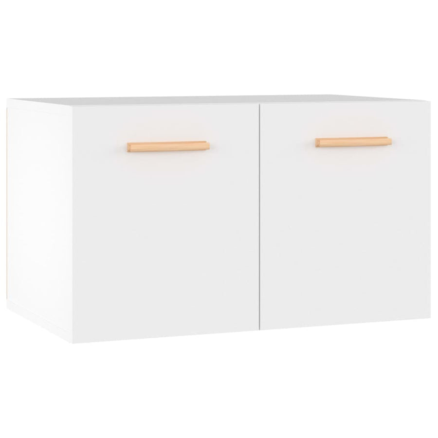 Wandkast 60X36,5X35 Cm Bewerkt Hout Wit