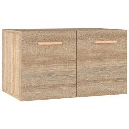 Wandkast 60X36,5X35 Cm Bewerkt Hout Kleurig Sonoma eiken