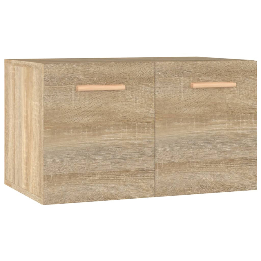 Wandkast 60X36,5X35 Cm Bewerkt Hout Kleurig Sonoma eiken
