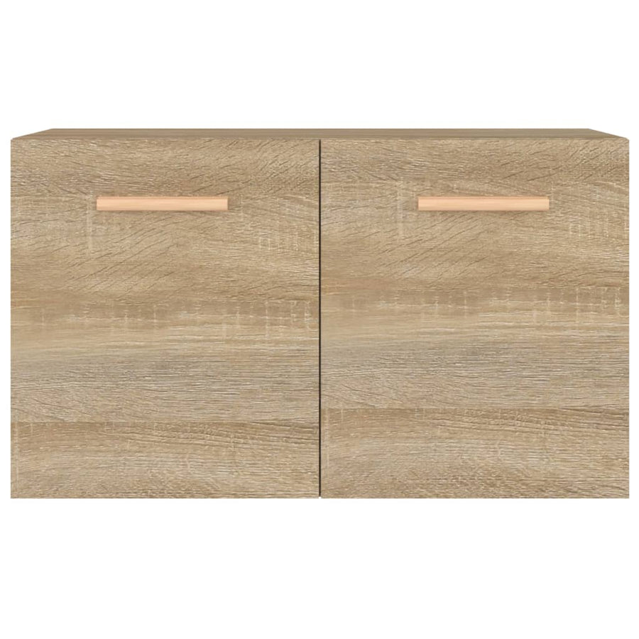 Wandkast 60X36,5X35 Cm Bewerkt Hout Kleurig Sonoma eiken