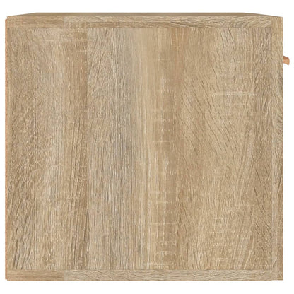 Wandkast 60X36,5X35 Cm Bewerkt Hout Kleurig Sonoma eiken