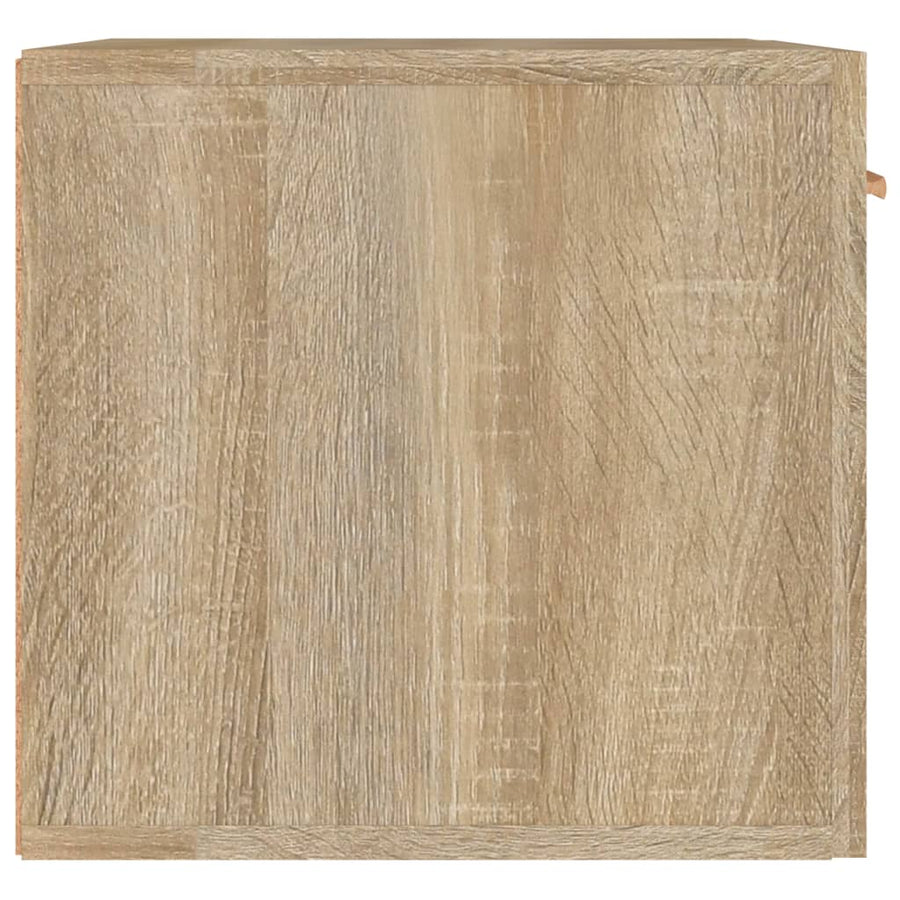 Wandkast 60X36,5X35 Cm Bewerkt Hout Kleurig Sonoma eiken