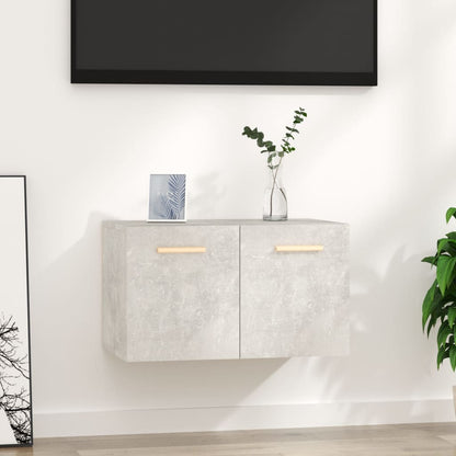 Wandkast 60x36,5x35 cm bewerkt hout betongrijs