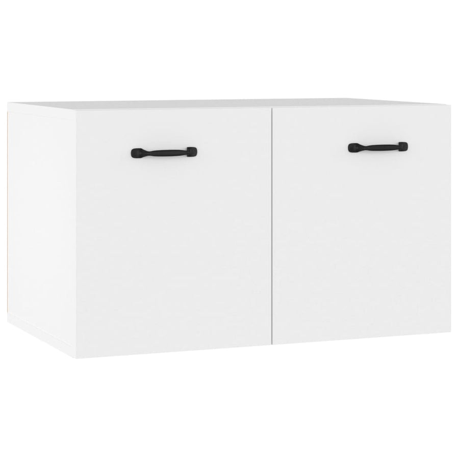 Wandkast 60x36,5x35 cm bewerkt hout wit