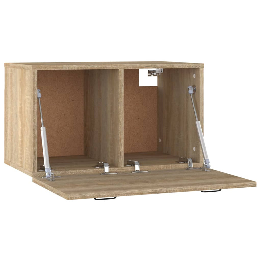 Wandkast 60x36,5x35 cm bewerkt hout sonoma eikenkleurig