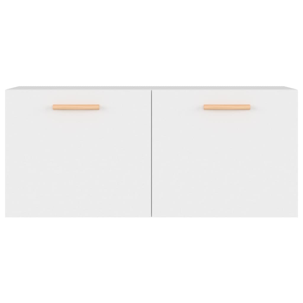 Wandkastt 80X35X36,5 Cm Bewerkt Hout Wit