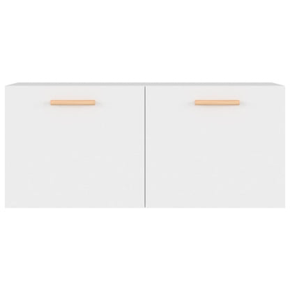 Wandkastt 80X35X36,5 Cm Bewerkt Hout Wit