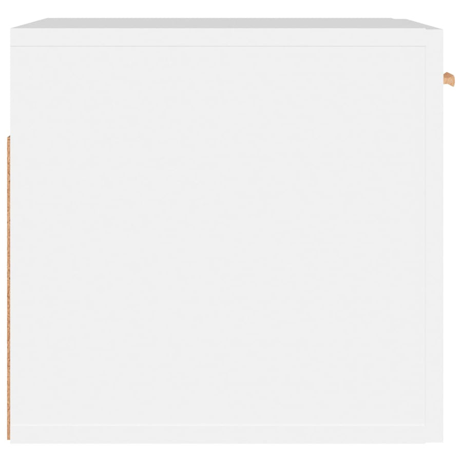 Wandkastt 80X35X36,5 Cm Bewerkt Hout Wit