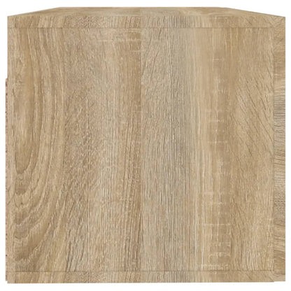 Wandkast 100X36,5X35 Cm Bewerkt Hout Kleurig Sonoma eiken