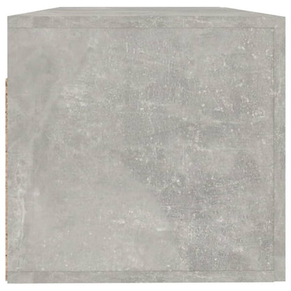 Wandkast 100X36,5X35 Cm Bewerkt Hout Grijs