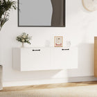 Wall Cabinet 100X36.5X35 Cm Processed Wood White