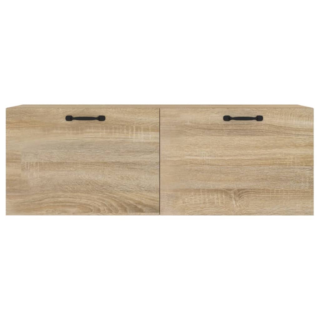 Wandkast 100X36,5X35 Cm Bewerkt Hout Kleurig Sonoma eiken