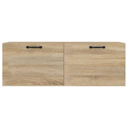 Wandkast 100X36,5X35 Cm Bewerkt Hout Kleurig Sonoma eiken