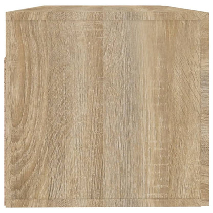 Wandkast 100X36,5X35 Cm Bewerkt Hout Kleurig Sonoma eiken