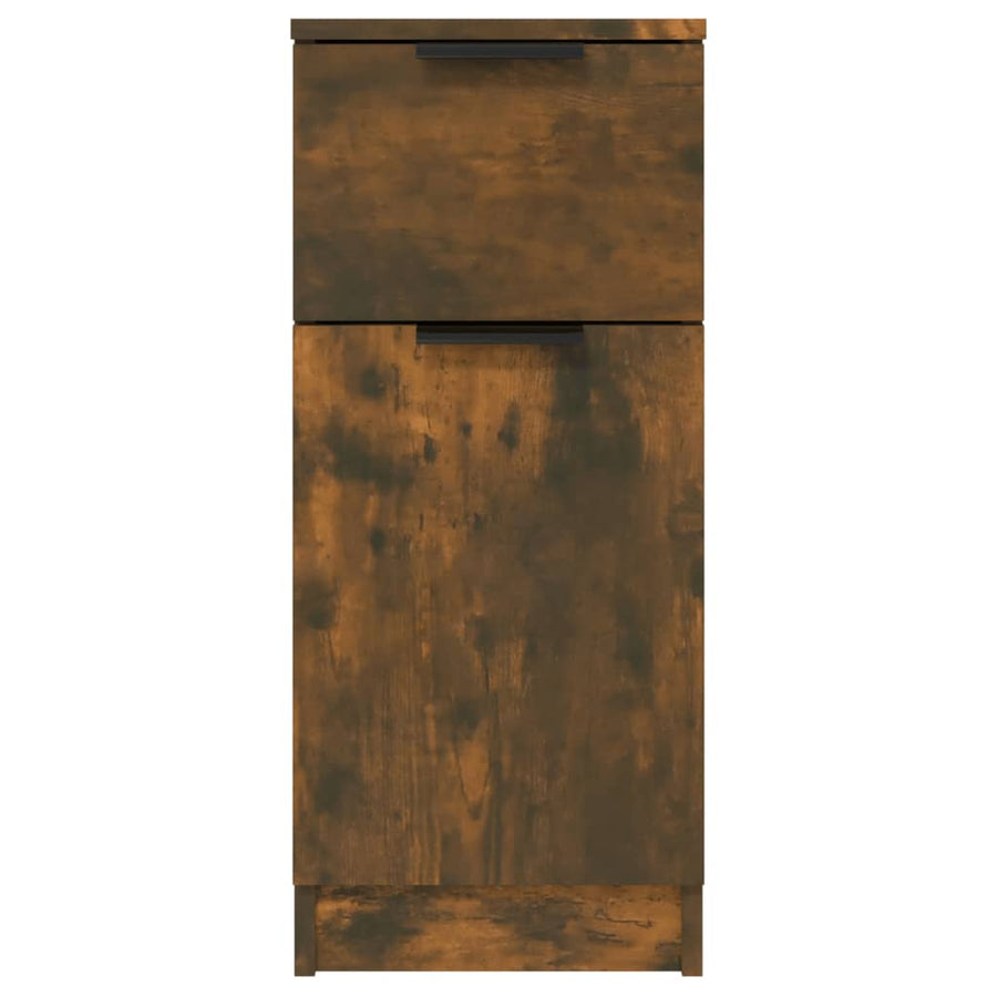 Dressoirs 30X30X70 Cm Bewerkt Hout Kleurig 2 Gerookt eiken