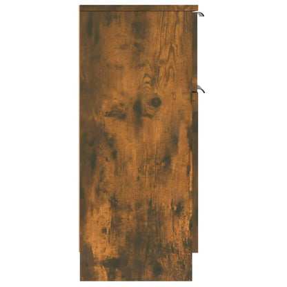 Dressoirs 30X30X70 Cm Bewerkt Hout Kleurig 2 Gerookt eiken