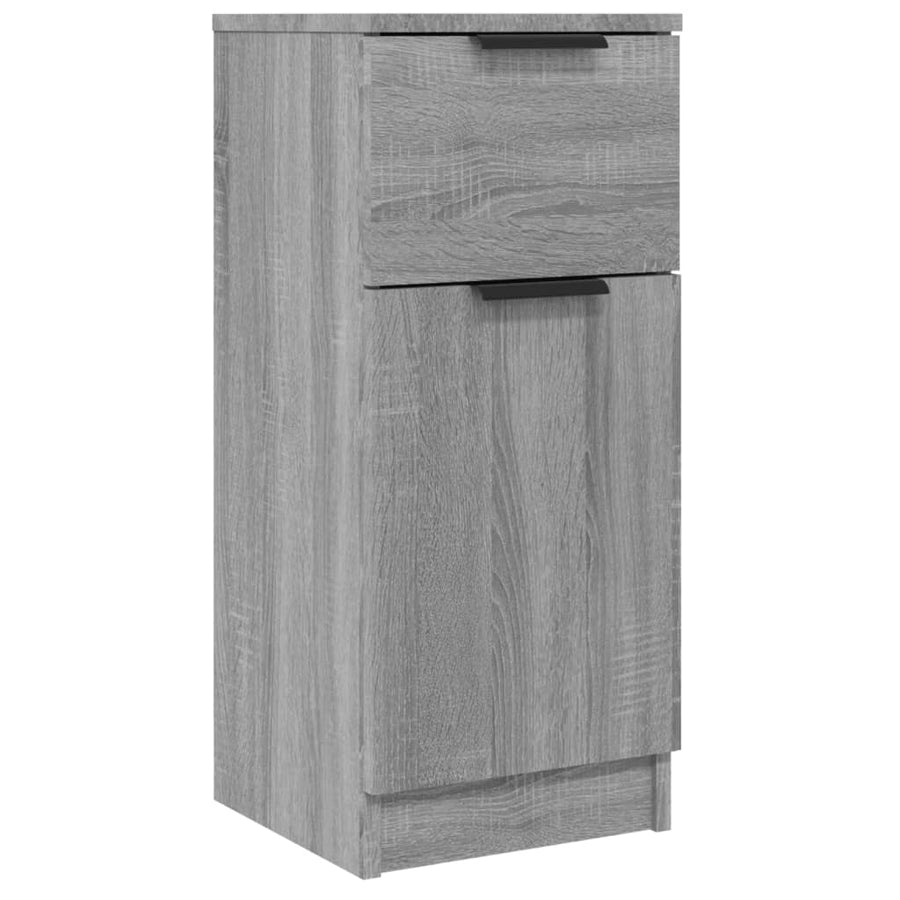 Dressoirs 30X30X70 Cm Bewerkt Hout Eikenkleur 2 Grijs sonoma