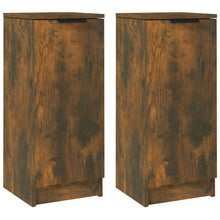 Dressoirs 2 St 30X30X70 Cm Bewerkt Hout Gerookt Eikenkleurig