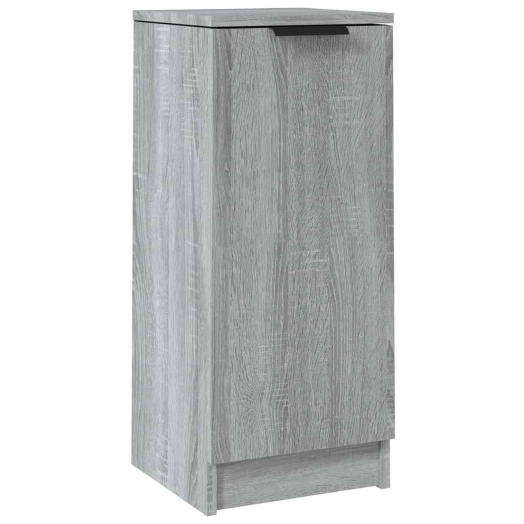 Dressoir 30X30X70 Cm Bewerkt Hout Eikenkleurig 1 Grijs sonoma