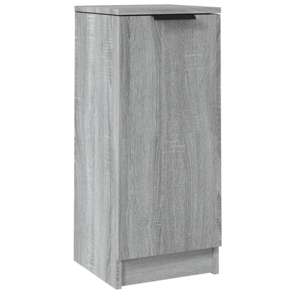 Dressoir 30X30X70 Cm Bewerkt Hout Eikenkleurig 1 Grijs sonoma