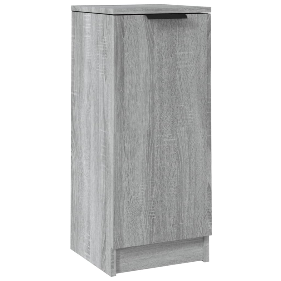 Dressoir 30X30X70 Cm Bewerkt Hout Eikenkleurig 1 Grijs sonoma