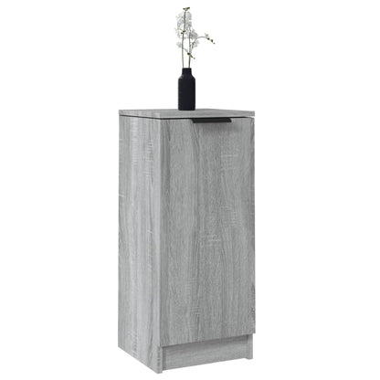 Dressoir 30X30X70 Cm Bewerkt Hout Eikenkleurig 1 Grijs sonoma