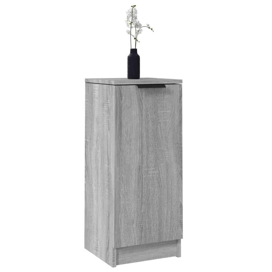 Dressoir 30X30X70 Cm Bewerkt Hout Eikenkleurig 1 Grijs sonoma