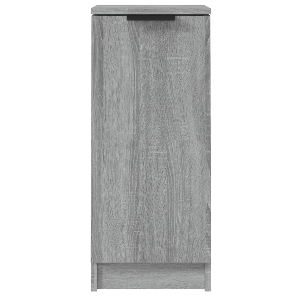 Dressoir 30X30X70 Cm Bewerkt Hout Eikenkleurig 1 Grijs sonoma
