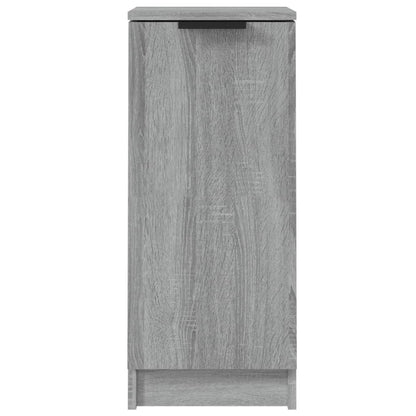 Dressoir 30X30X70 Cm Bewerkt Hout Eikenkleurig 1 Grijs sonoma
