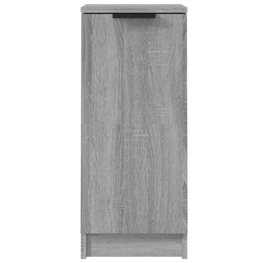 Dressoir 30X30X70 Cm Bewerkt Hout Eikenkleurig 1 Grijs sonoma