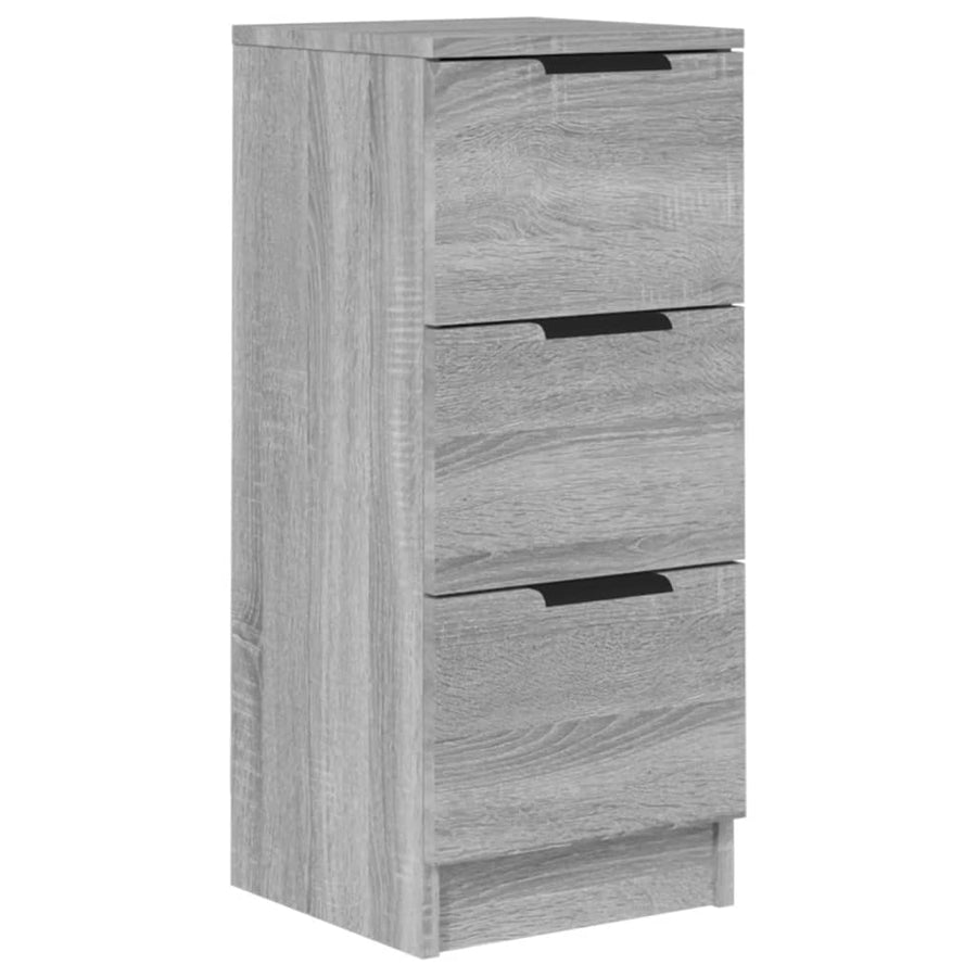 Dressoir 30X30X70 Cm Bewerkt Hout Grijs Sonoma Eikenkleurig