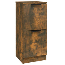 Dressoir 30X30X70 Cm Bewerkt Hout Gerookt Eikenkleurig