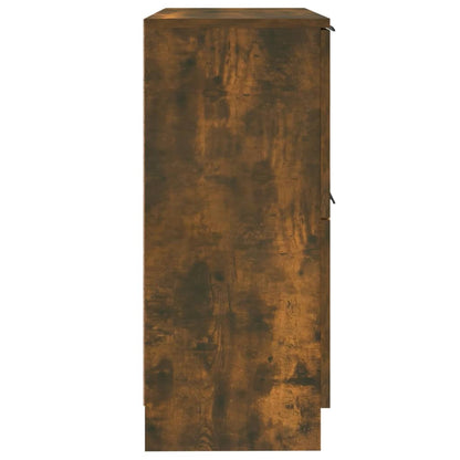 Dressoir 30X30X70 Cm Bewerkt Hout Gerookt Eikenkleurig