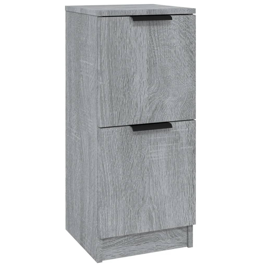 Dressoir 30X30X70 Cm Bewerkt Hout Grijs Sonoma Eikenkleurig