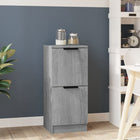 Sideboard 30x30x70 cm treated wood grey Sonoma oak look