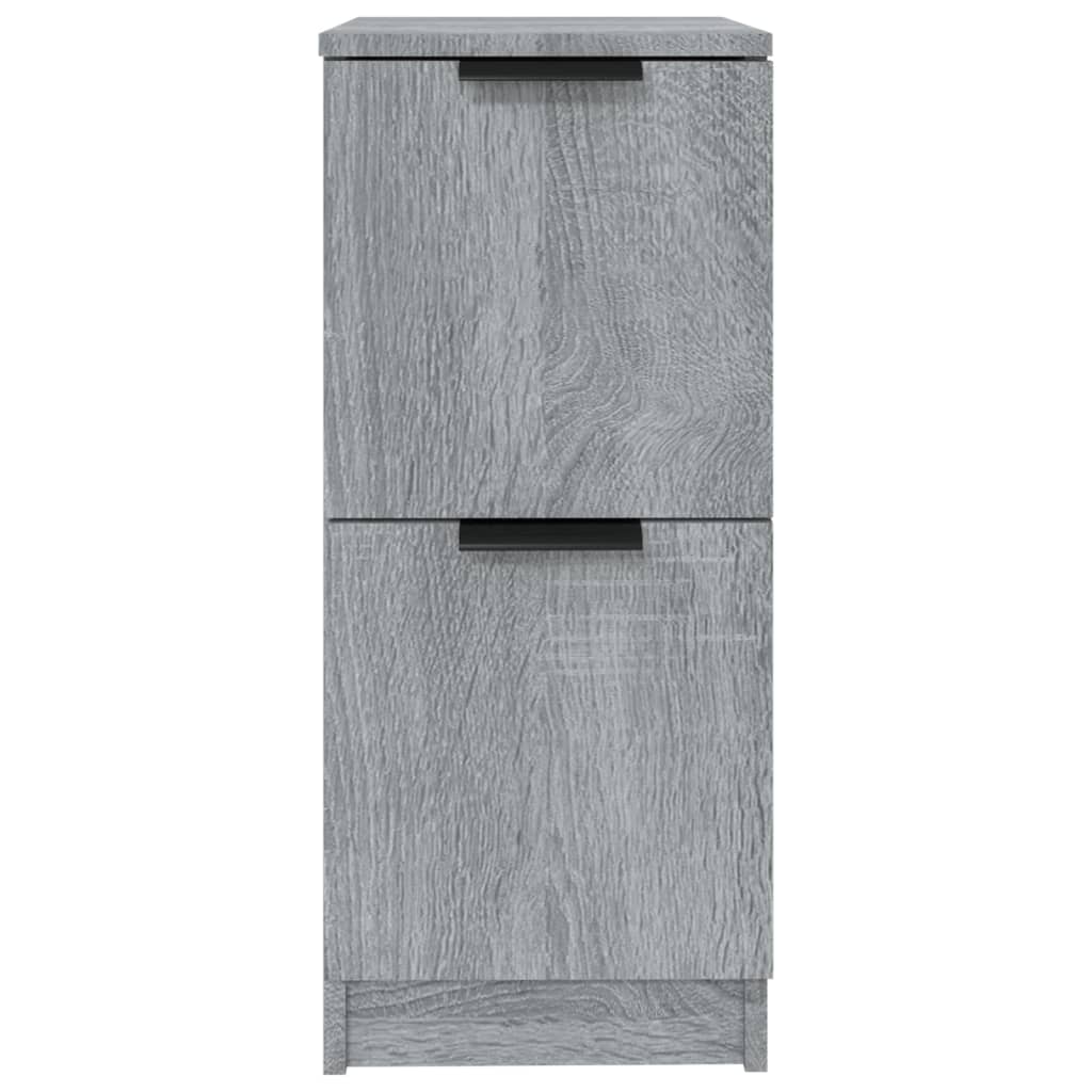Dressoirs 2 St 30X30X70 Cm Bewerkt Hout Grijs Sonoma Eikenkleur