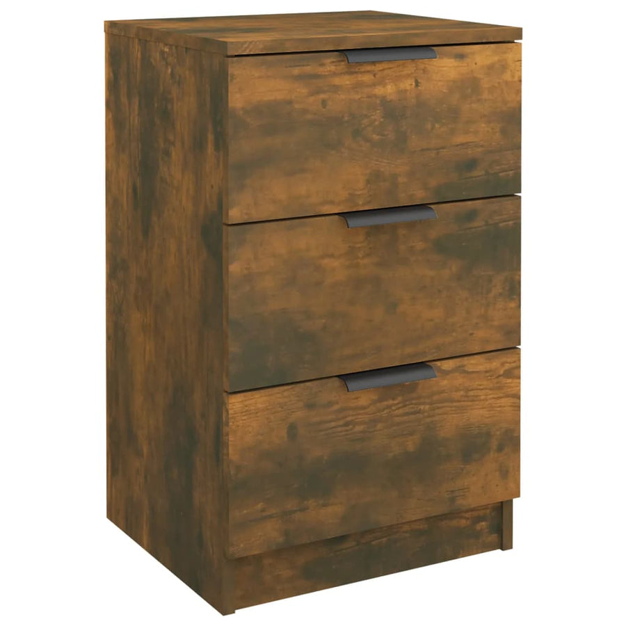 Nachtkastjes 2 St 40X36X65 Cm Gerookt Eikenkleurig