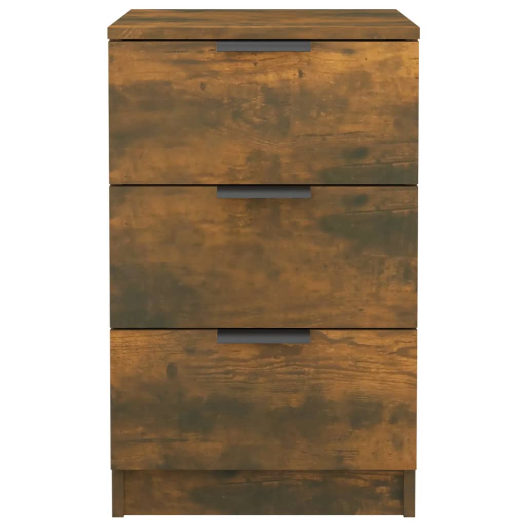 Nachtkastjes 2 St 40X36X65 Cm Gerookt Eikenkleurig