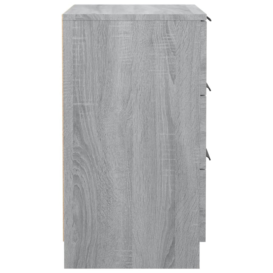 Nachtkastje 40X36X65 Cm Grijs Sonoma Eikenkleurig