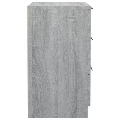 Nachtkastjes 2 St 40X36X65 Cm Grijs Sonoma Eikenkleurig
