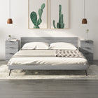 Nightstands 2 pcs 40x36x65 cm grey Sonoma oak