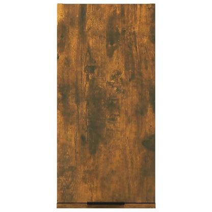 Badkamerkast Wandgemonteerd 32X20X67 Cm Gerookt Eiken